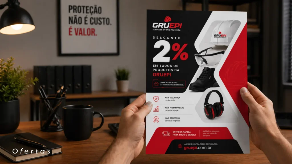 Folheto de ofertas da GRUEPI