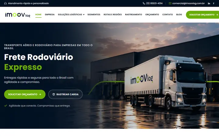 Projeto IMOOV LOG desenvolvido pela Artfique